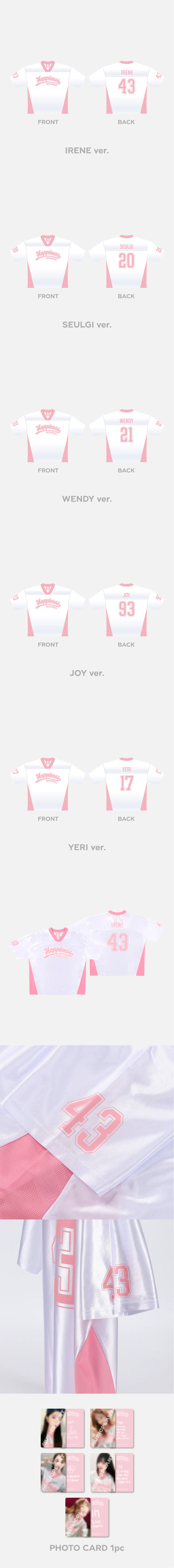 Red Velvet FANCON [HAPPINESS : My Dear, ReVe1uv] MD - UNIFORM SET 상세 이미지 2