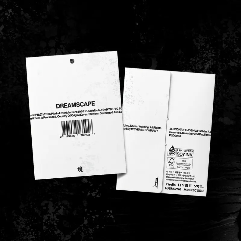 정한X조슈아 (SEVENTEEN) - 1st Mini Album ‘DREAMSCAPE' Weverse Albums ver.
