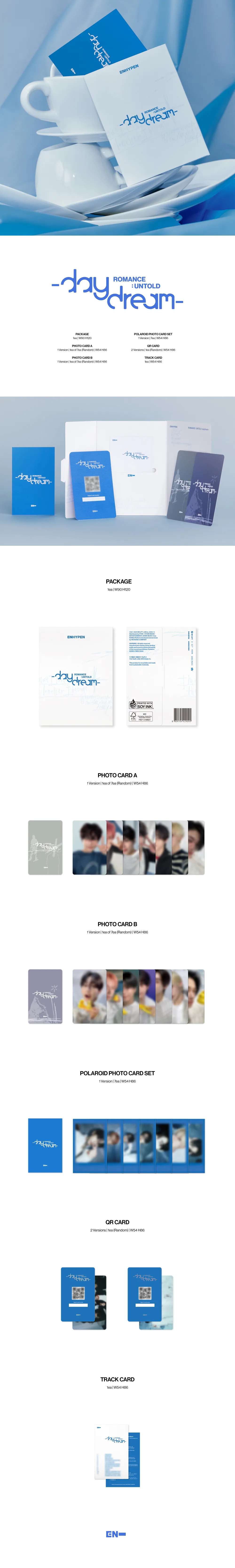 ENHYPEN (엔하이픈) - [ROMANCE : UNTOLD –daydream-] (Weverse Albums ver.) 상세 이미지 2