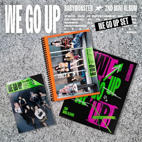 [세트] BABYMONSTER - 2nd MINI ALBUM [WE GO UP] (BABYMONSTER 2nd MINI ALBUM [WE GO UP] (WE GO UP SET Ver.)