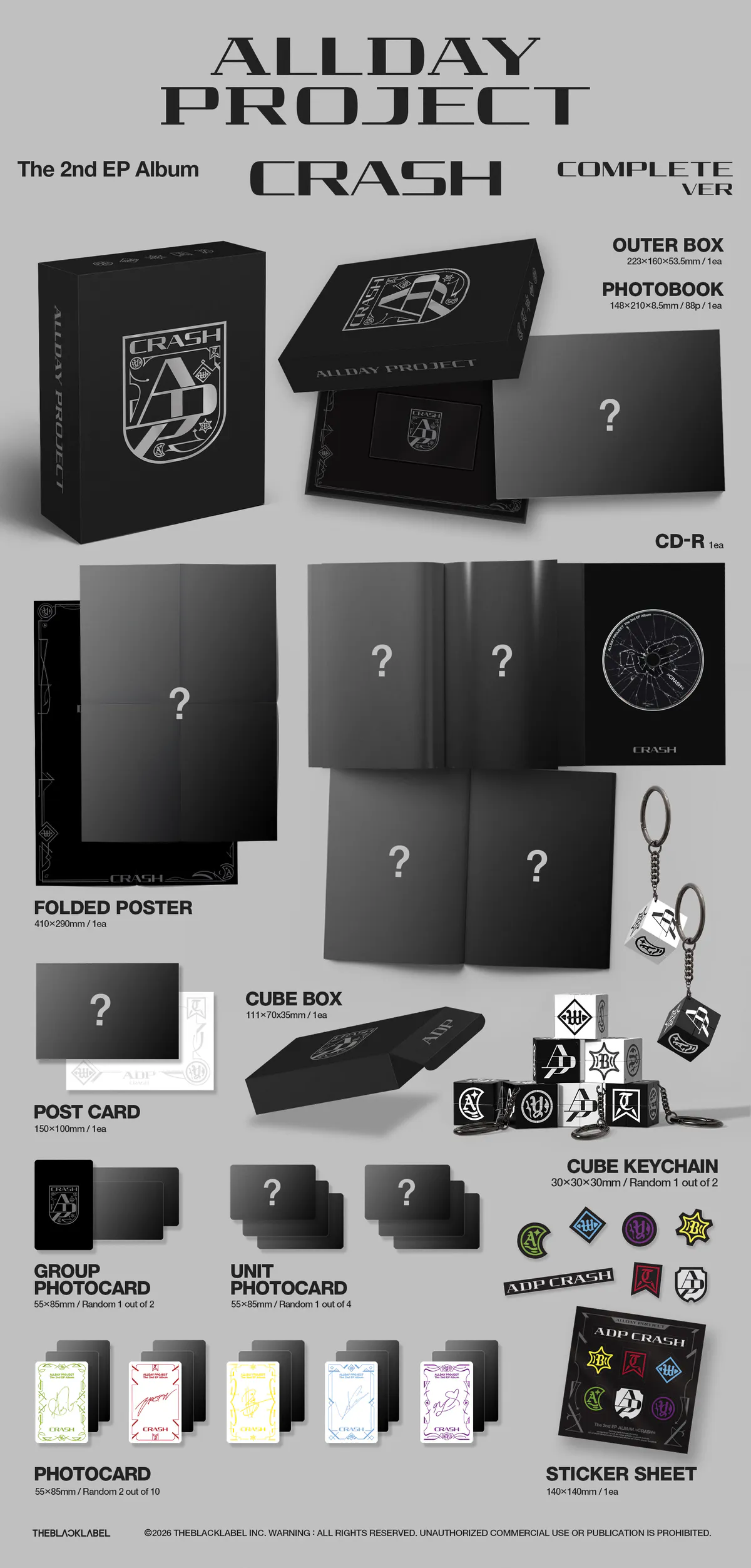 [랜덤] ALLDAY PROJECT - The 2nd EP Album 'CRASH' FOCUS ver. 상세 이미지 4