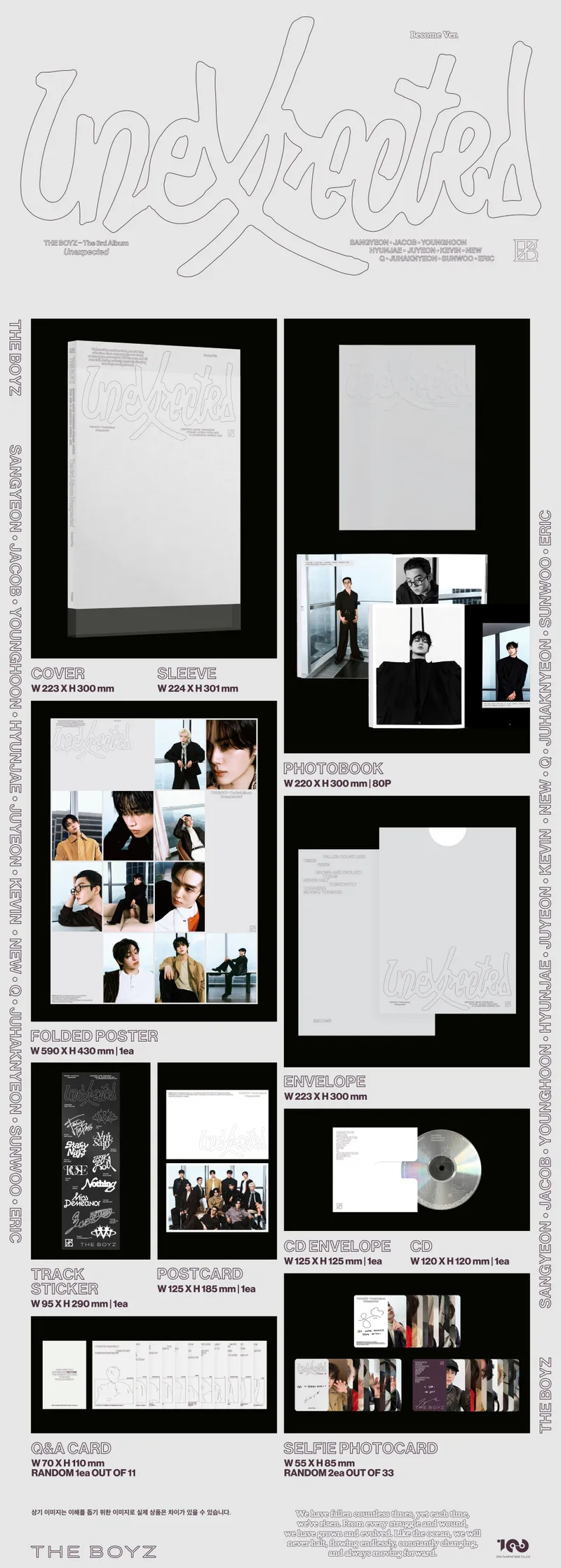 더보이즈 (THE BOYZ) - The 3rd Album 'Unexpected' (Photobook : Become Ver.) 2