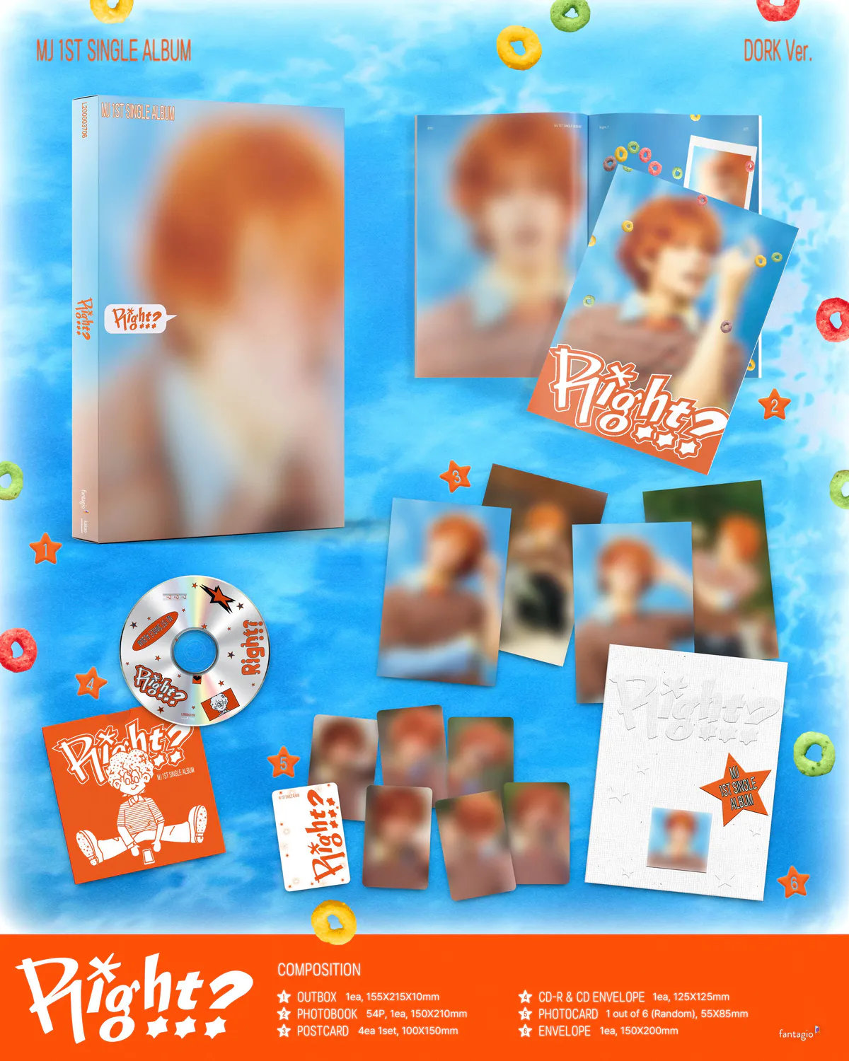 [랜덤] MJ - SINGLE ALBUM [Right..?] (DORK Ver. / ADORABLE Ver.) 상세 이미지 2