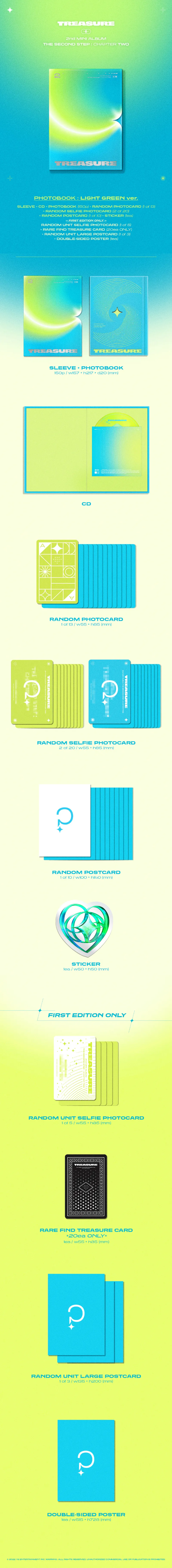 [랜덤] TREASURE (트레저) - 미니 2집 [THE SECOND STEP : CHAPTER TWO] (PHOTOBOOK ver.) 상세 이미지 2