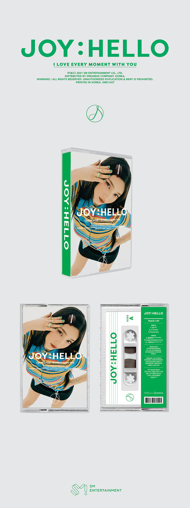 조이 (JOY) - 스페셜 앨범 [안녕 [Hello] (Cassette Tape Ver.)(초회한정반) 상세 이미지 2