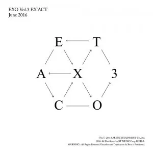 [랜덤] 엑소 (EXO) - 정규3집 [EX'ACT] (KOREAN ver.)