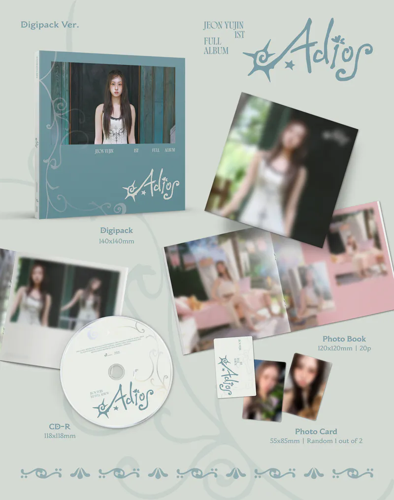 전유진 - 정규 1집 [Adios] (Digipack Ver.) 2