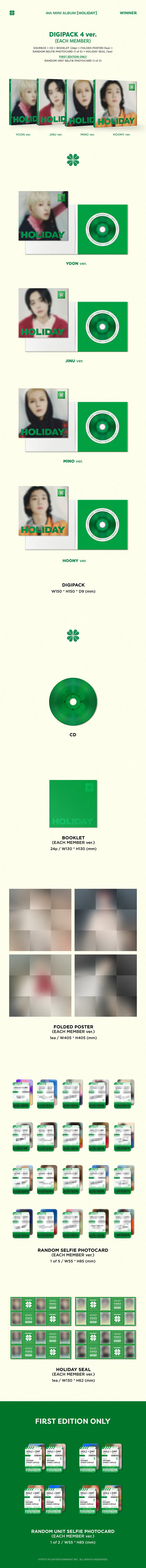 Mini 4-albom [HOLIDAY] (DIGIPACK versiyasi) 상세 이미지 2
