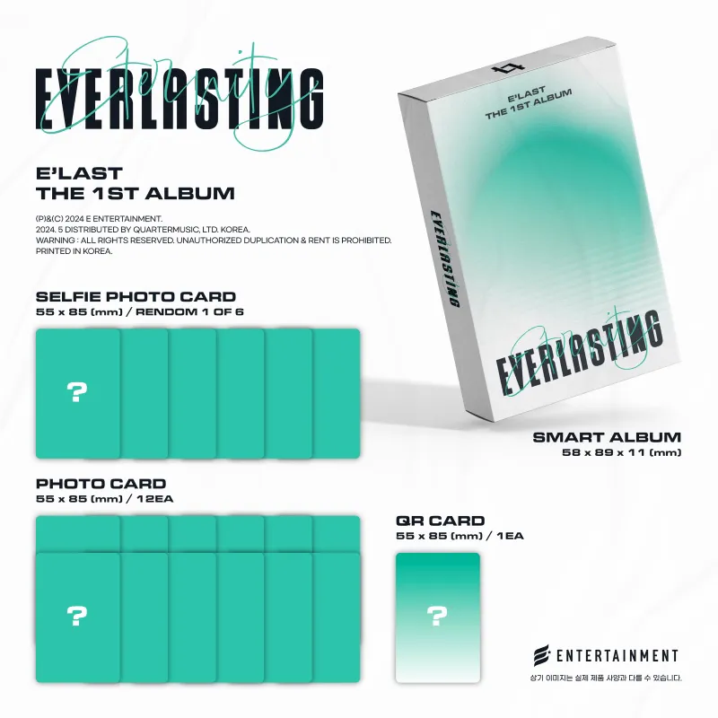 [랜덤] E’LAST (엘라스트) - 정규 1집 [EVERLASTING] (Infinity ver. / Eternity ver.) (스마트앨범) 3