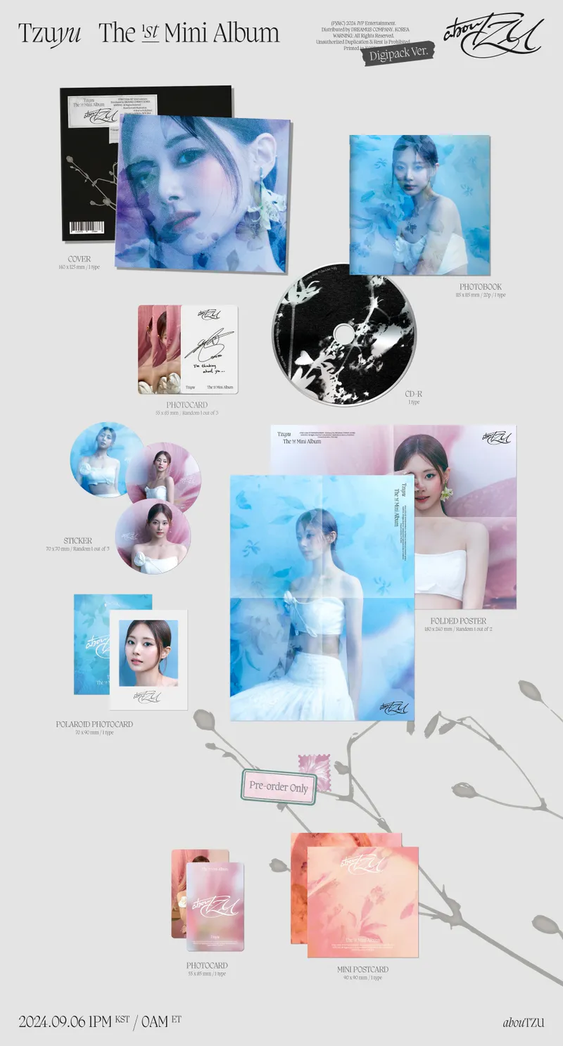 쯔위 (TWICE) - 미니 1집 [abouTZU] (Digipack ver.) 2