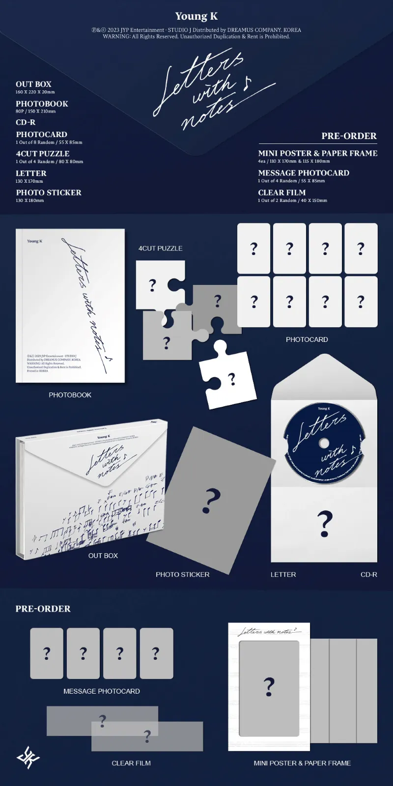 Young K (DAY6) - 정규 1집 [Letters with notes] 2
