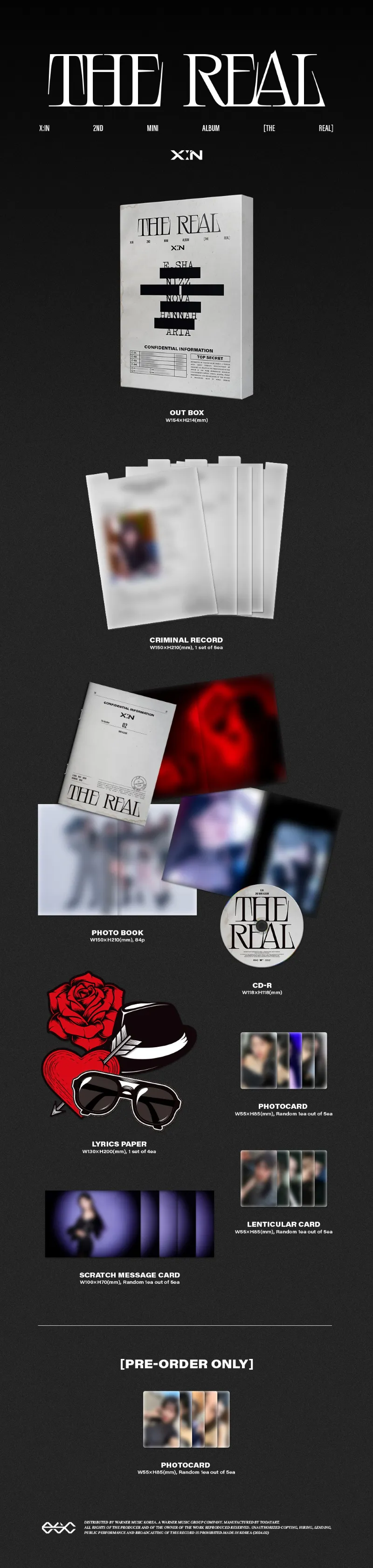 X:IN (엑신) - 미니 2집 [THE REAL] 상세 이미지 2