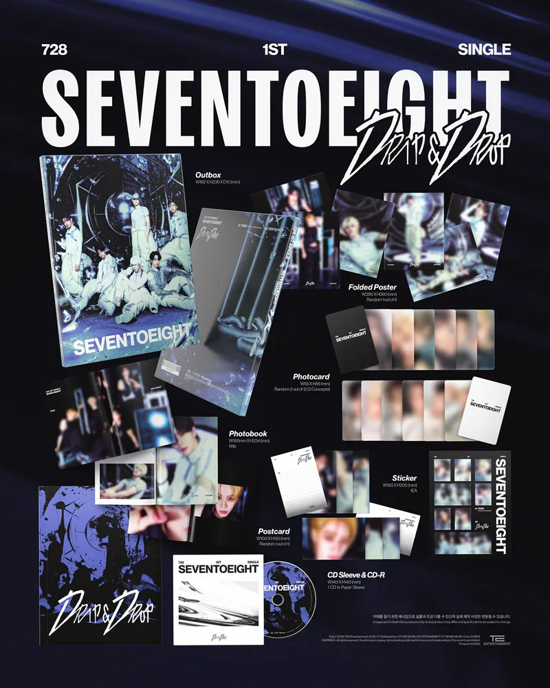 [랜덤] SEVENTOEIGHT - 1st single [SEVENTOEIGHT] 2