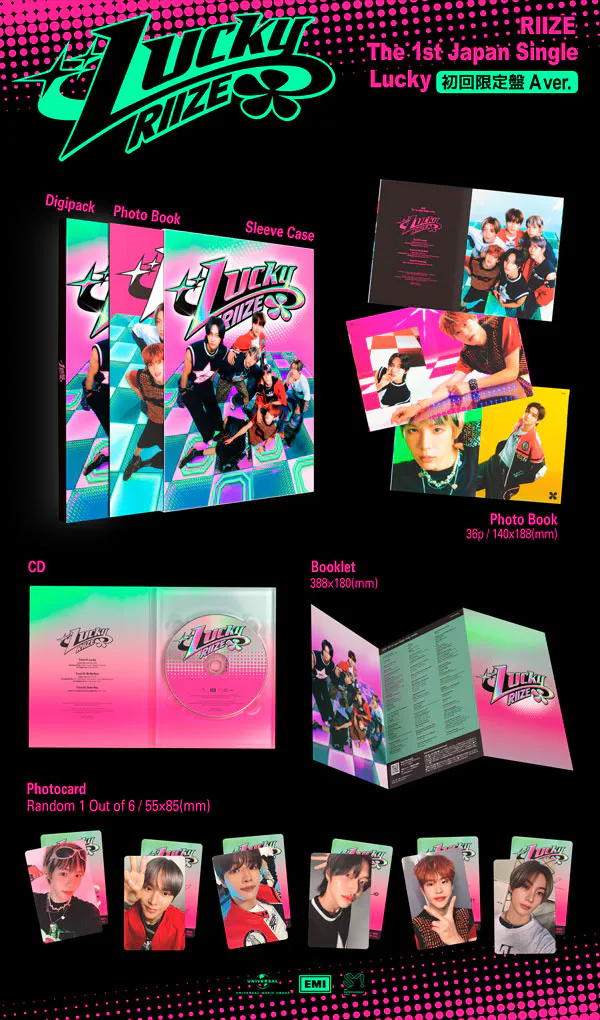 RIIZE (라이즈) - The 1st Japan Single [Lucky] (한정반 A) 2