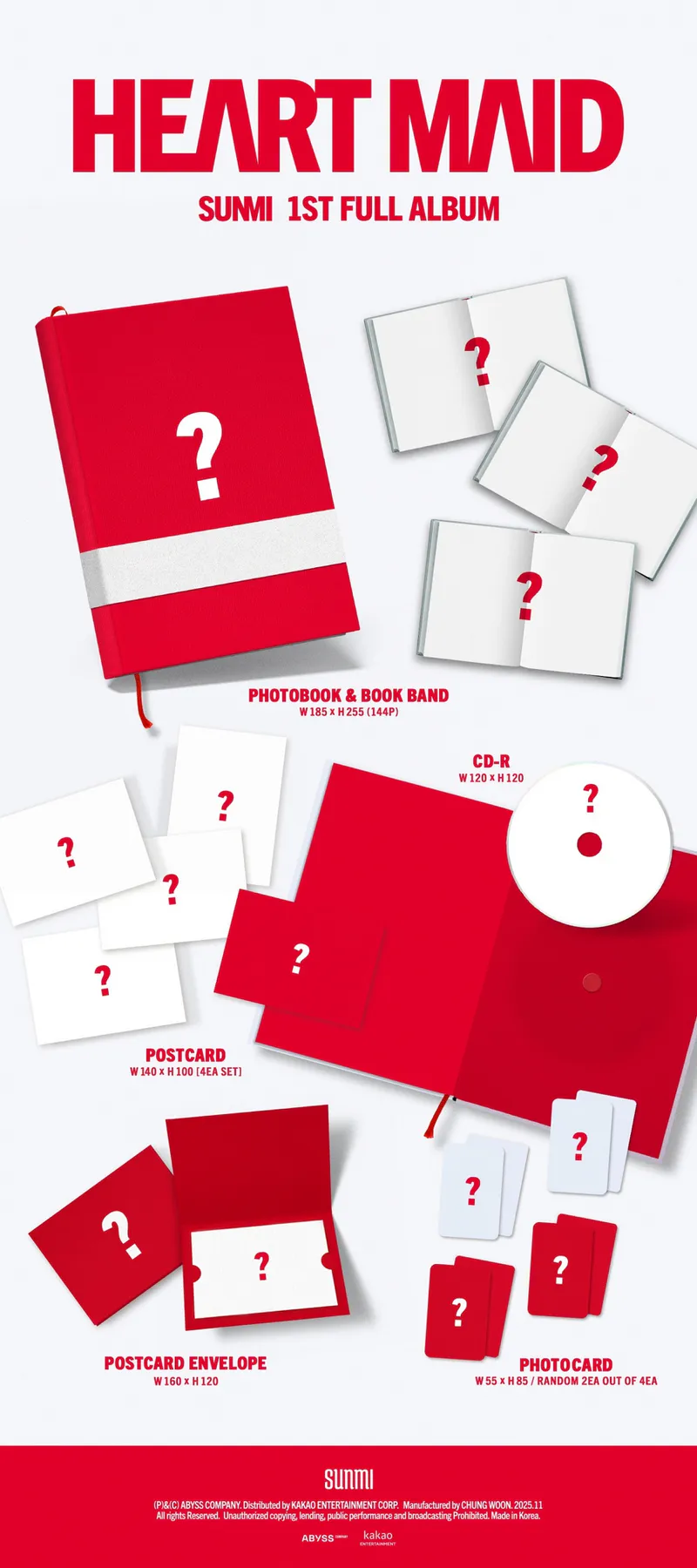 선미 - 1st Full Album [HEART MAID] 2