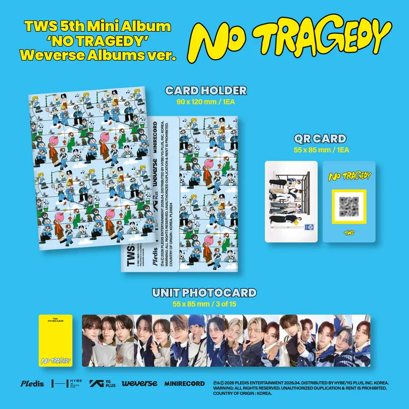 TWS(투어스) - TWS 5th Mini Album [NO TRAGEDY] (Weverse Albums Ver.) 2