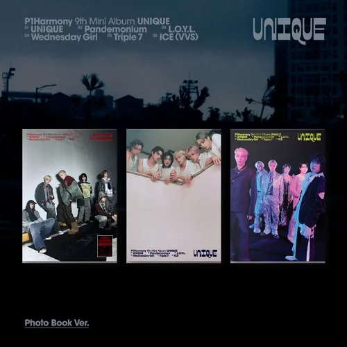 [랜덤] P1Harmony (피원하모니) - 미니 9집 [UNIQUE] (Photobook Ver.)