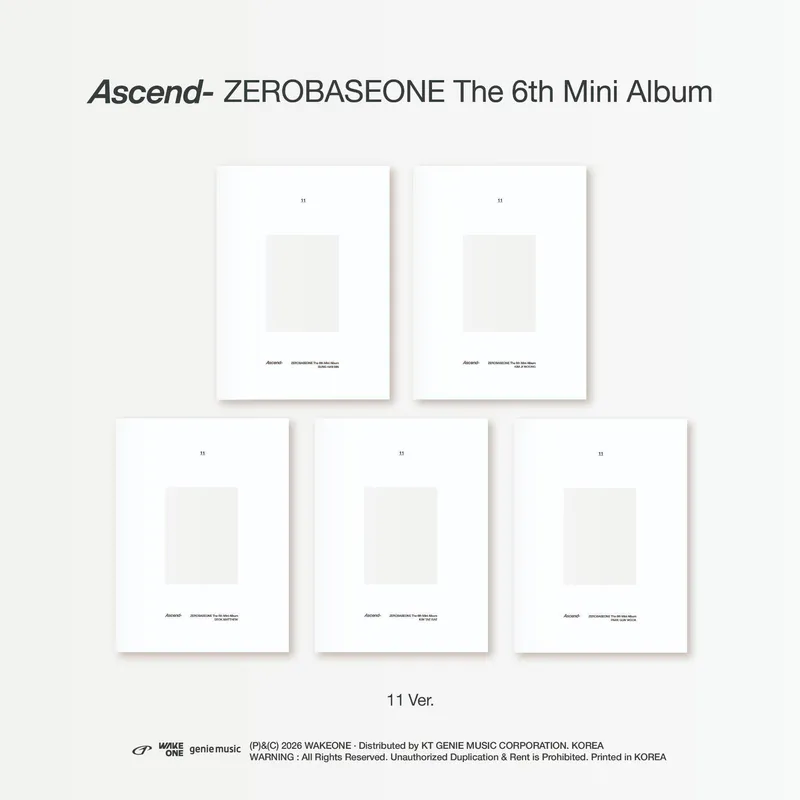 ZEROBASEONE - The 6th Mini Album [Ascend-] 11 Ver.