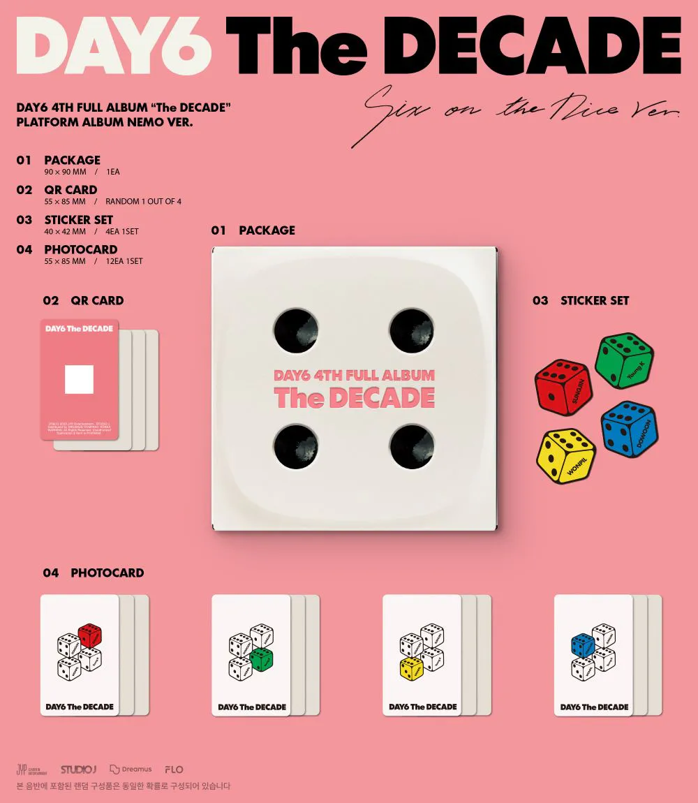 [랜덤] DAY6 (데이식스) - [The DECADE] (플랫폼) 상세 이미지 3