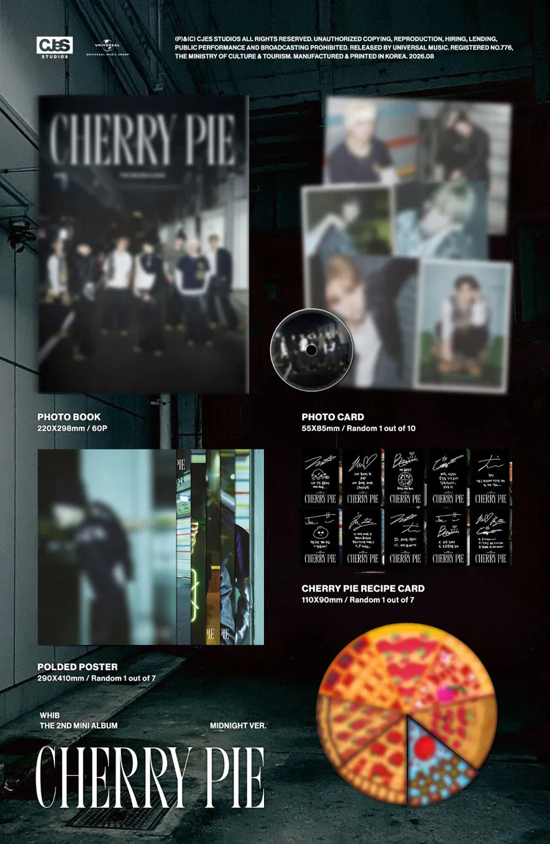 WHIB (휘브) - The 2nd Mini Album [CHERRY PIE] (MIDNIGHT ver.) 2