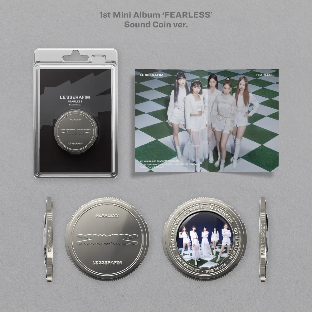 르세라핌 (LE SSERAFIM) - 1st Mini Album 'FEARLESS'  (Sound Coin ver.) 상세 이미지 2