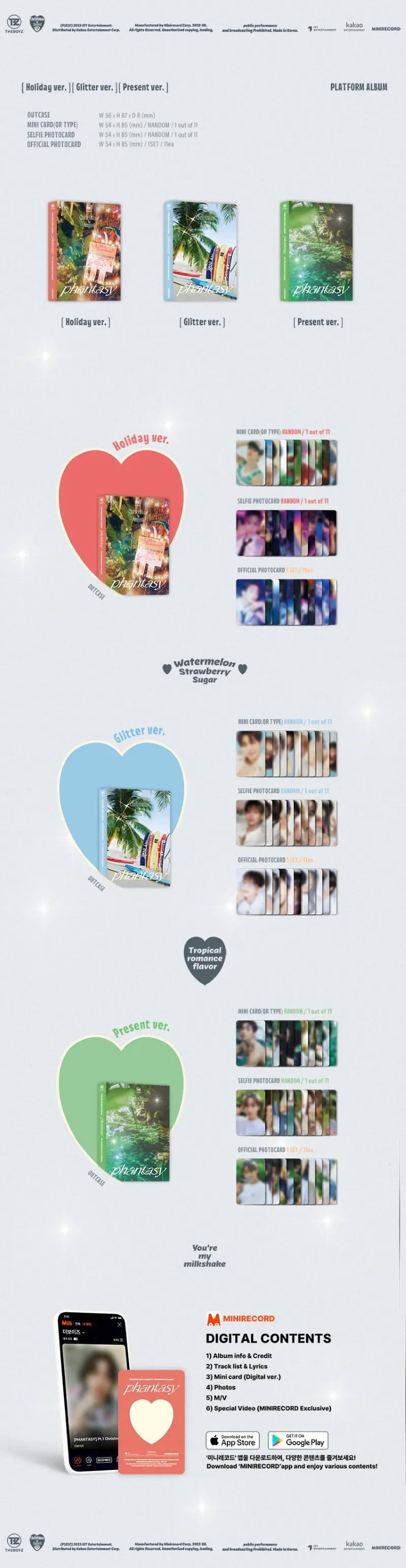 더보이즈 (THE BOYZ) - 정규 2집 Part.1 [PHANTASY_Christmas in August](PLATFORM Ver.)(Present ver.) 2