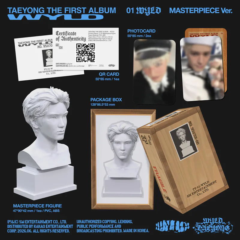 태용 - 2ND MINI ALBUM 정규 1집 [WYLD] (Masterpiece Ver.)(Limited)(스마트앨범) 2