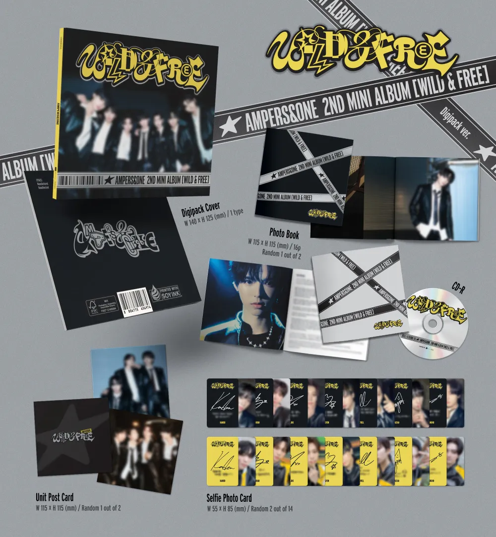 앰퍼샌드원 (AMPERS&ONE) - 미니 2집 [WILD&FREE] (Digipack Ver.) 상세 이미지 2