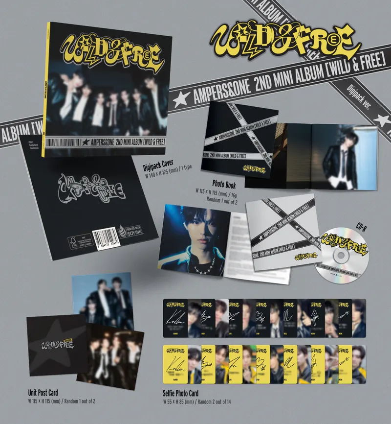 앰퍼샌드원 (AMPERS&ONE) - 미니 2집 [WILD&FREE] (Digipack Ver.) 2