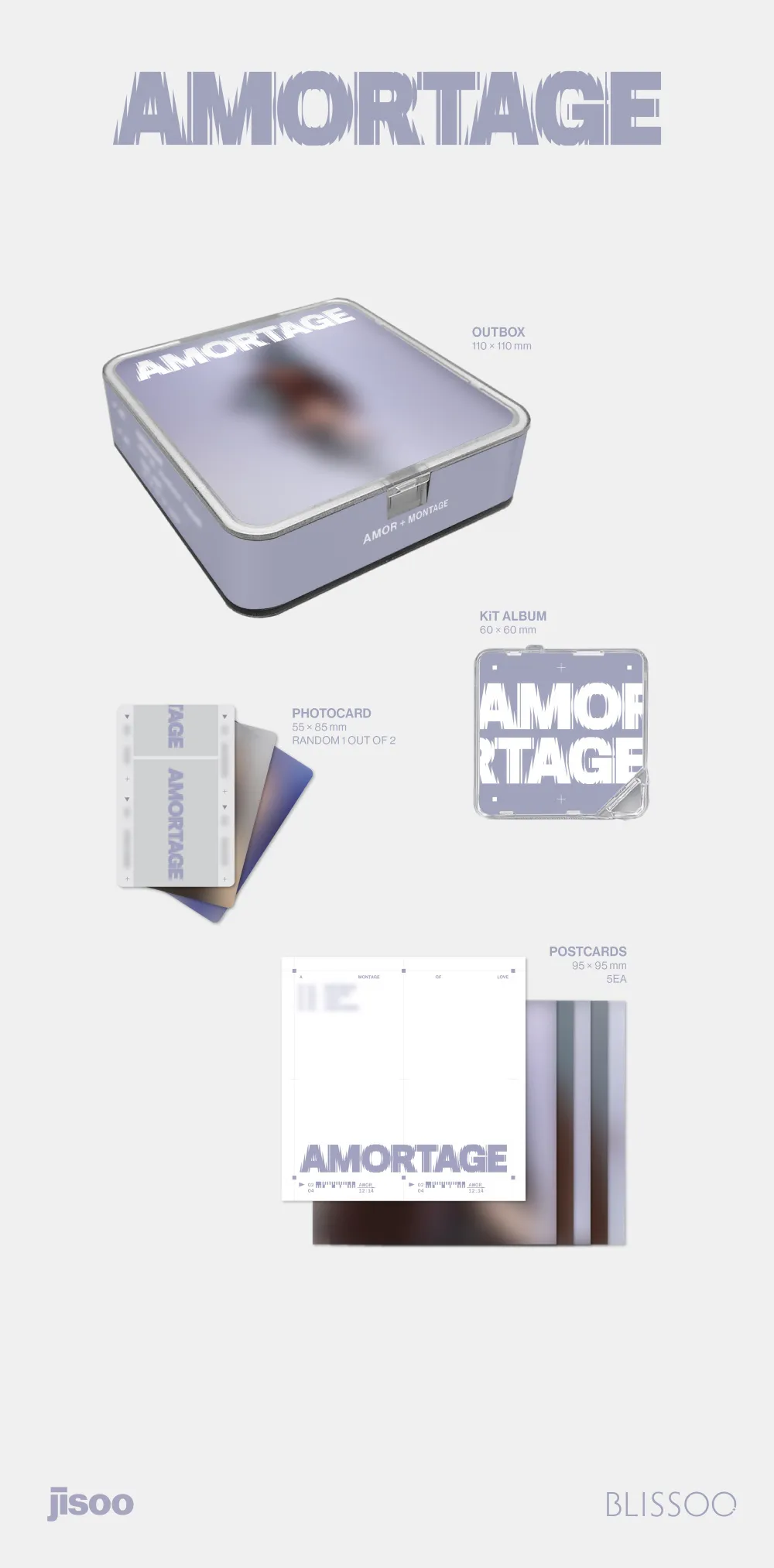 JISOO (지수) - 미니 앨범 [AMORTAGE] (APP Ver.) 상세 이미지 2