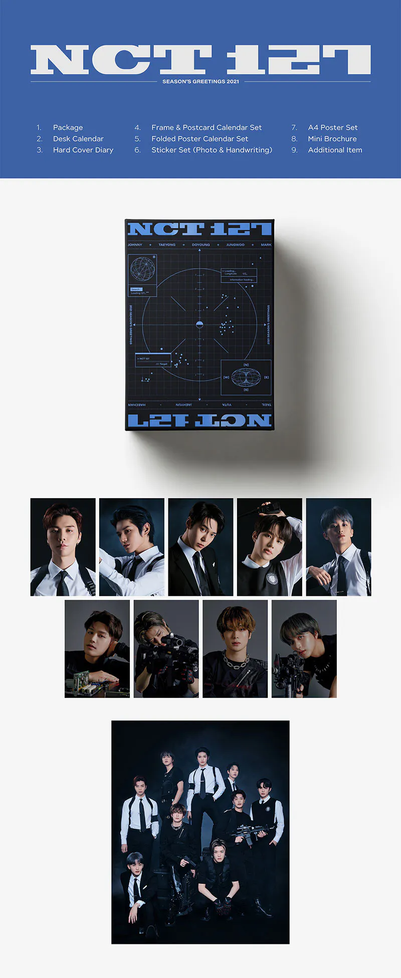 NCT 127 (엔시티127) - 2021 시즌그리팅 (2021 SEASON'S GREETINGS) 상세 이미지 2