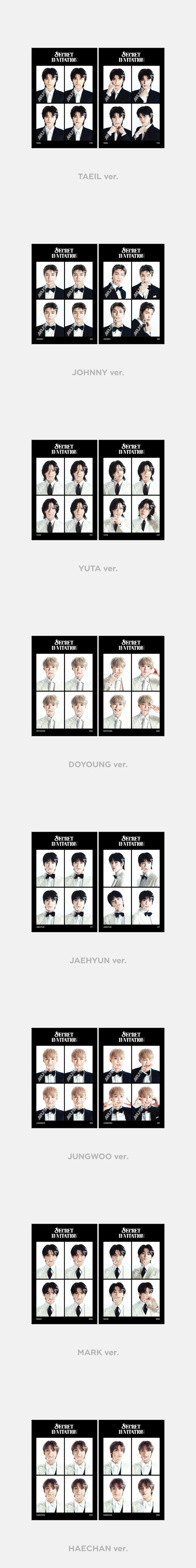 2024 NCT 127 8th ANNIVERSARY FANMEETING [8ECRET INVITATION] MD - 4CUT PHOTO SET 상세 이미지 2