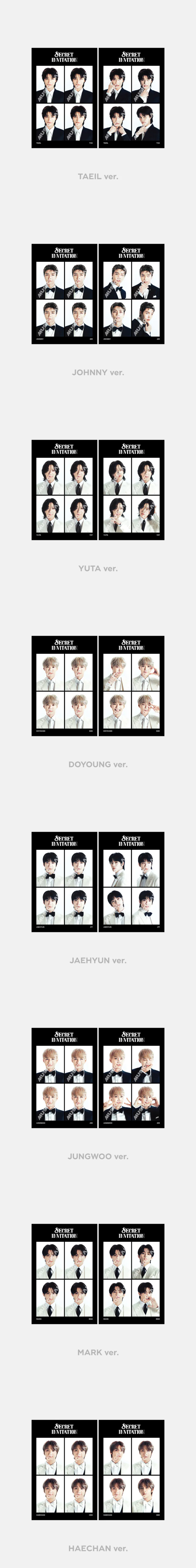 2024 NCT 127 8th ANNIVERSARY FANMEETING [8ECRET INVITATION] MD - 4CUT PHOTO SET 2