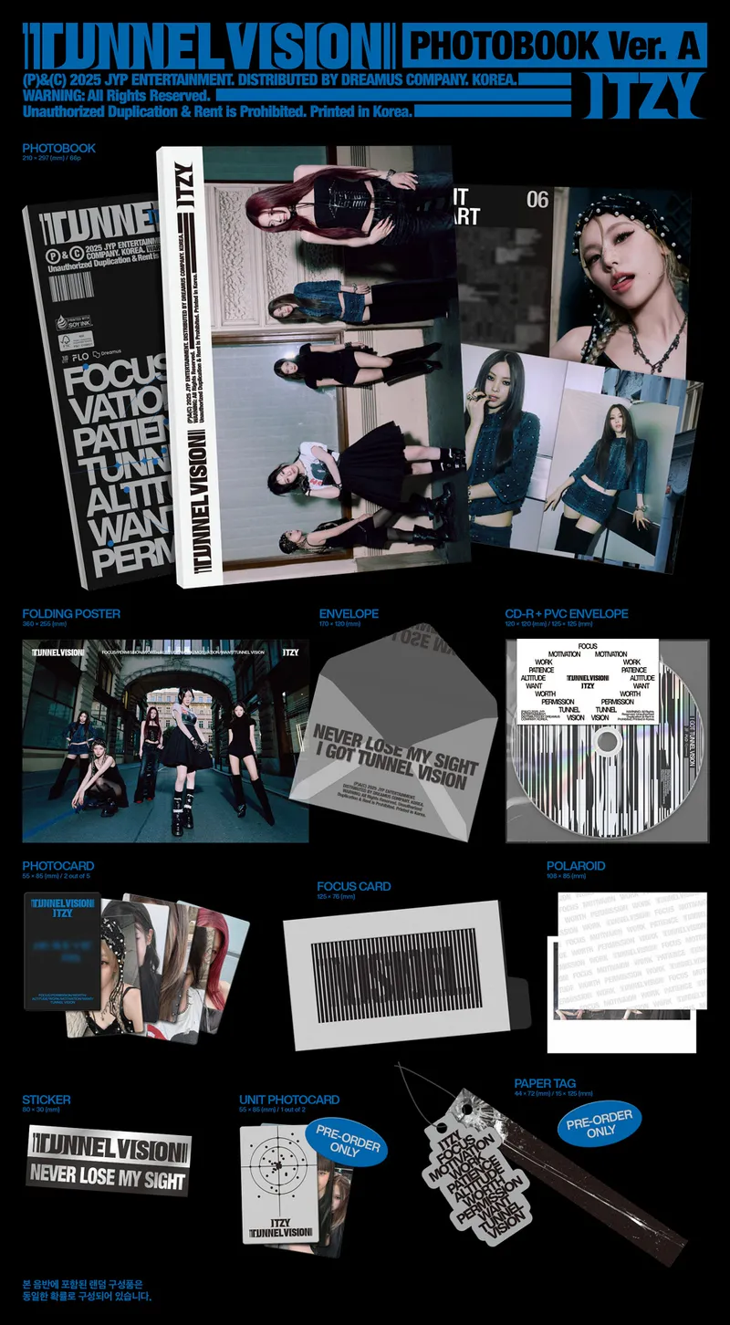 [랜덤] ITZY (있지) - [TUNNEL VISION] (Photobook Ver.) 2