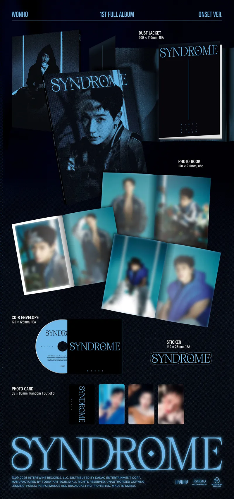 [랜덤] 원호 (WONHO) - 정규앨범 [SYNDROME] 2