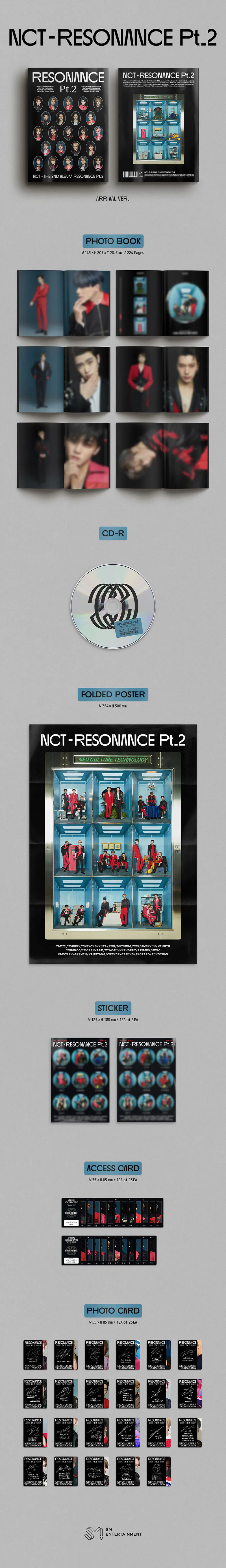 NCT (엔시티) - 정규2집 [RESONANCE] Pt.2 (ARRIVAL ver.) 2