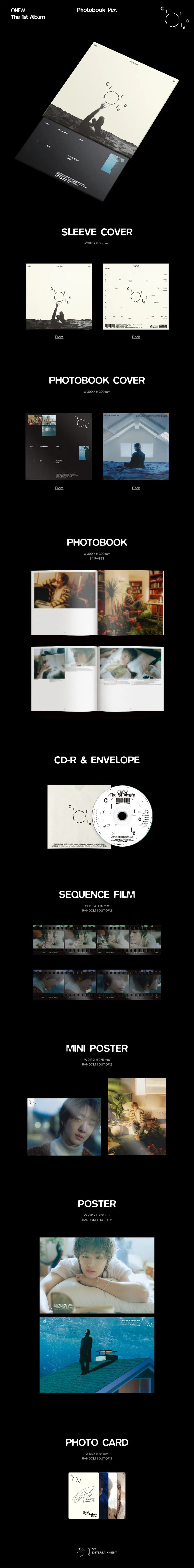 온유 (ONEW) - 정규앨범 1집 [Circle] (Photo Book Ver.) 2