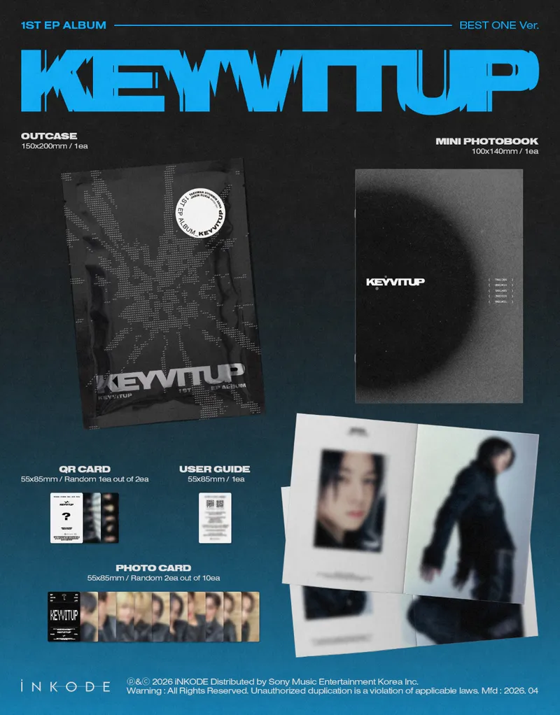 KEYVITUP (키빗업) - 1ST EP ALBUM [KEYVITUP] (BEST ONE Ver.) 2