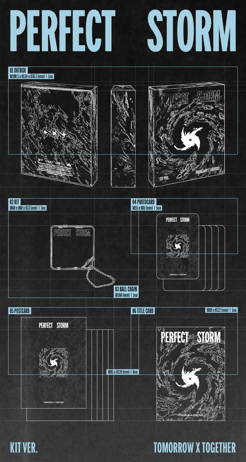TOMORROW X TOGETHER - 9th Mini Album 'PERFECT STORM (KiT Ver.)' 2