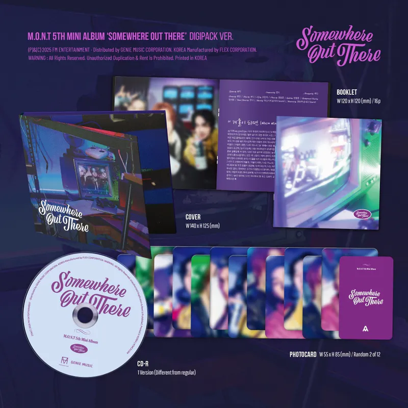 몬트(M.O.N.T) - [Somewhere Out There] (DIGIPACK VER.) 2