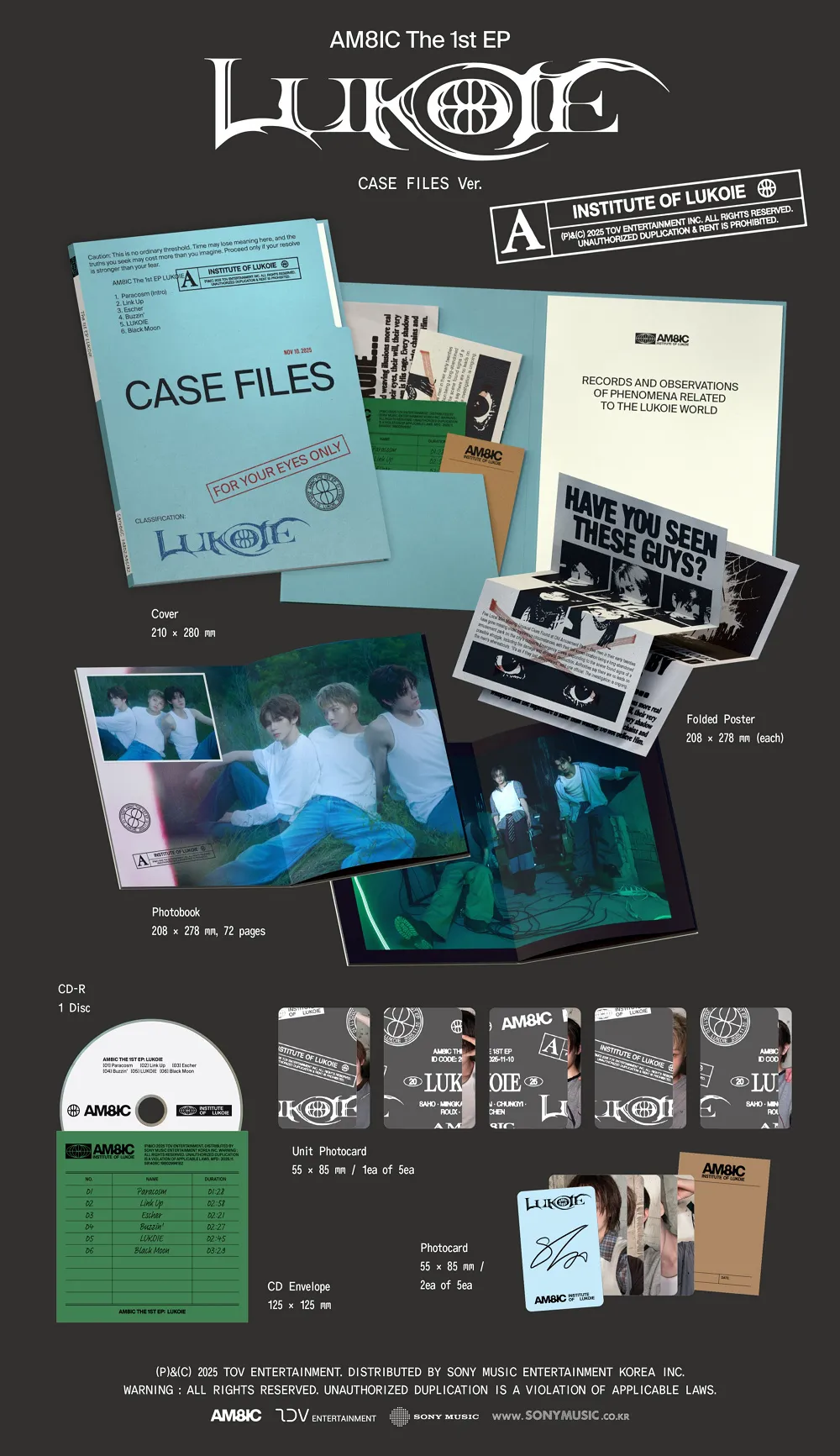 AM8IC - [LUKOIE] (CASE FILES ver.) 상세 이미지 2
