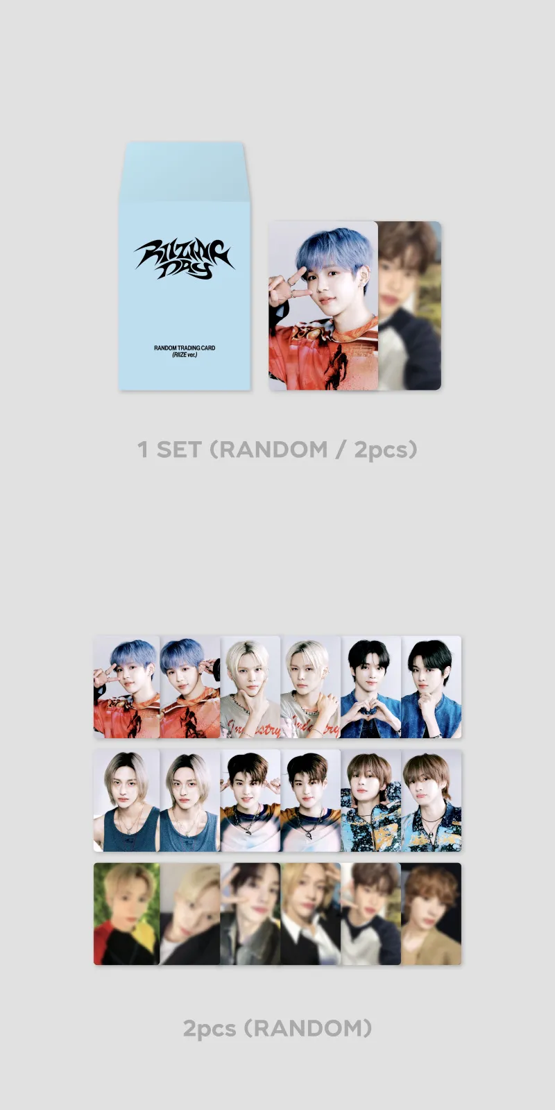 2024 RIIZE FANCON ‘RIIZING DAY’ MD - RANDOM TRADING CARD (RIIZE Ver.) 상세 이미지 2