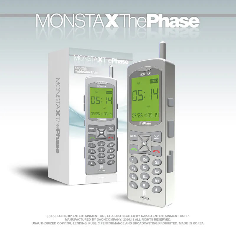 몬스타엑스 - MONSTA X EP [The Phase] MX-0514 Table Clock ver. (한정반)