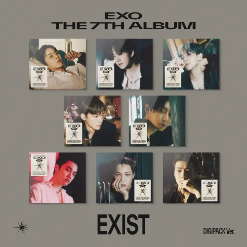 [세트] 엑소 (EXO) - 정규7집 [EXIST] (Digipack Ver.)