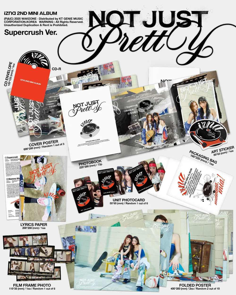 [세트] izna (이즈나) - [Not Just Pretty] POSTERBOOK Ver. 상세 이미지 2