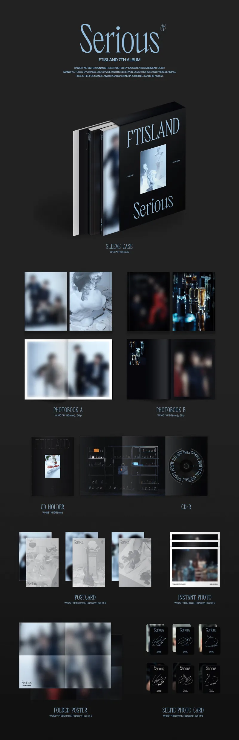 FTISLAND (FT아일랜드) - 정규 7집 [Serious] 2