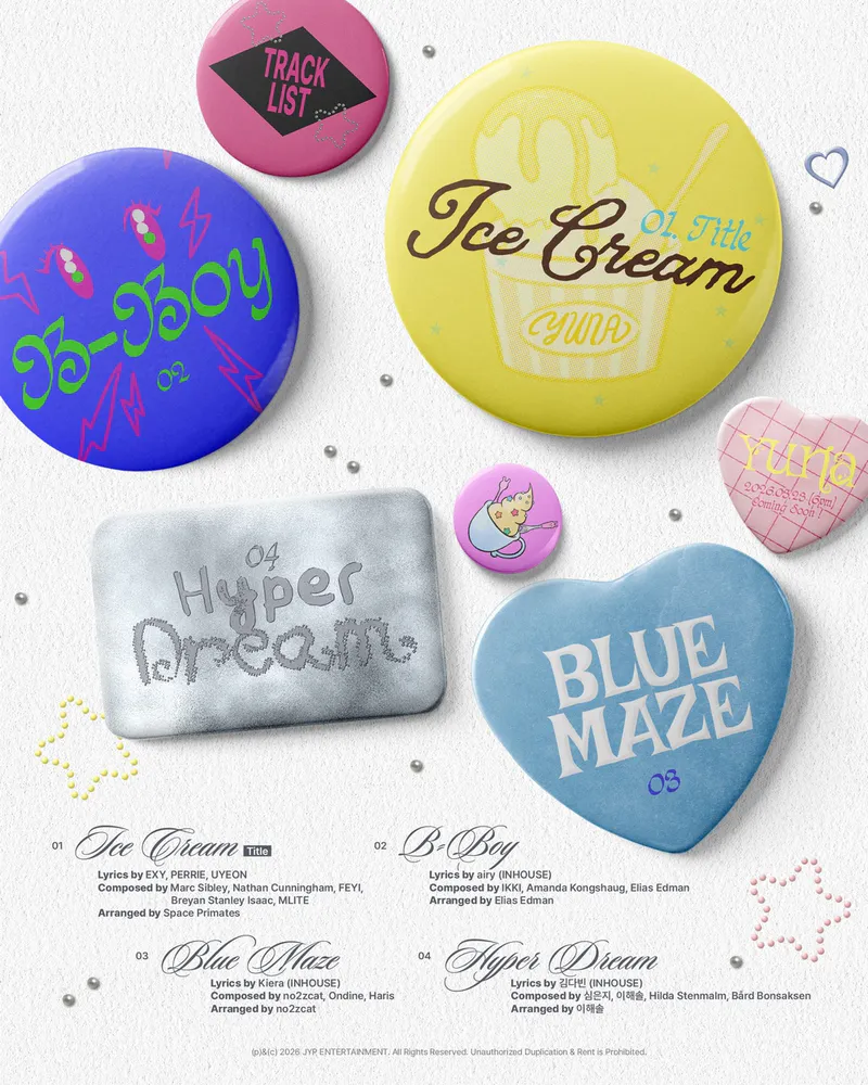 YUNA(ITZY) - [Ice Cream] Photobook Ver. (총 2종, A/B Ver.) 4