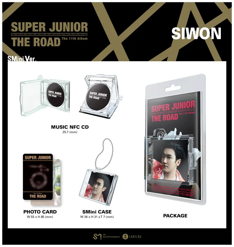 슈퍼주니어 (Super Junior) - 정규 11집 [The Road] (SMini Ver.)(SIWON ver.) 상세 이미지 2