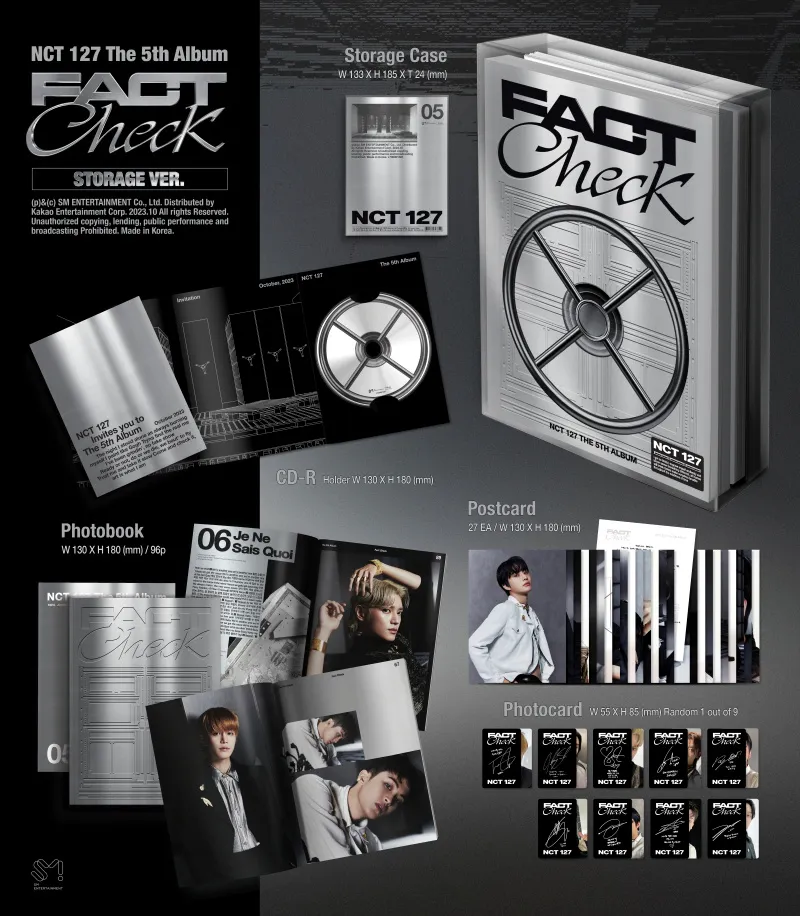 NCT127 (엔시티 127) - 정규 5집 [Fact Check] (Storage Ver.) 상세 이미지 2