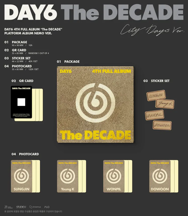 [랜덤] DAY6 (데이식스) - [The DECADE] (플랫폼) 2